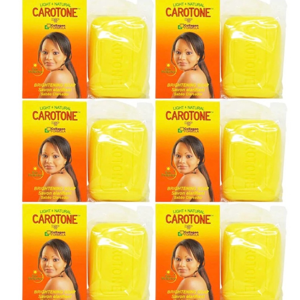 Skin Lightening Brightening Carrot Soap 6pc